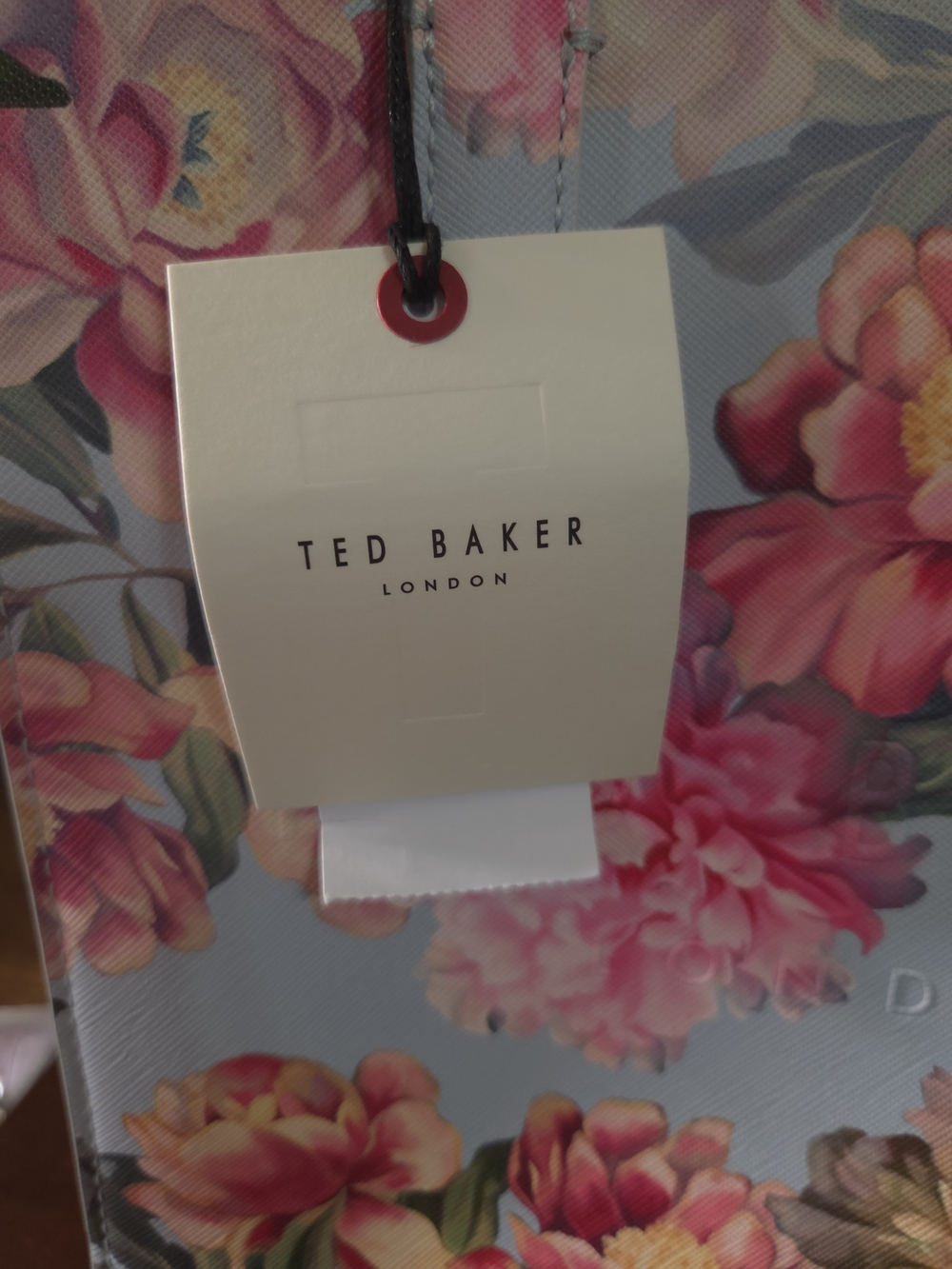 NWT Ted Baker Seacon Bright Blue Multi Floral Tote - Picture 5 of 7